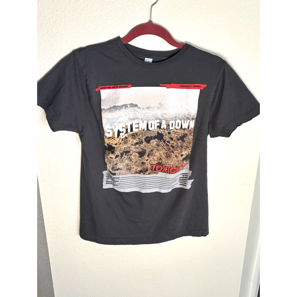 System of Down Band Metal Graphic T-shirt Toxicity Small S Smart Blanks